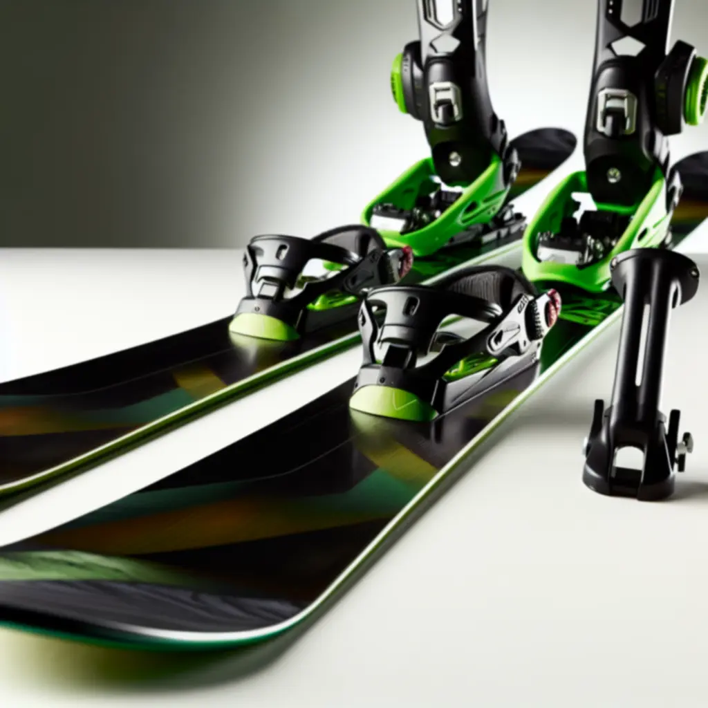 Toerski-uitrusting met lichte materialen voor beklimmingen