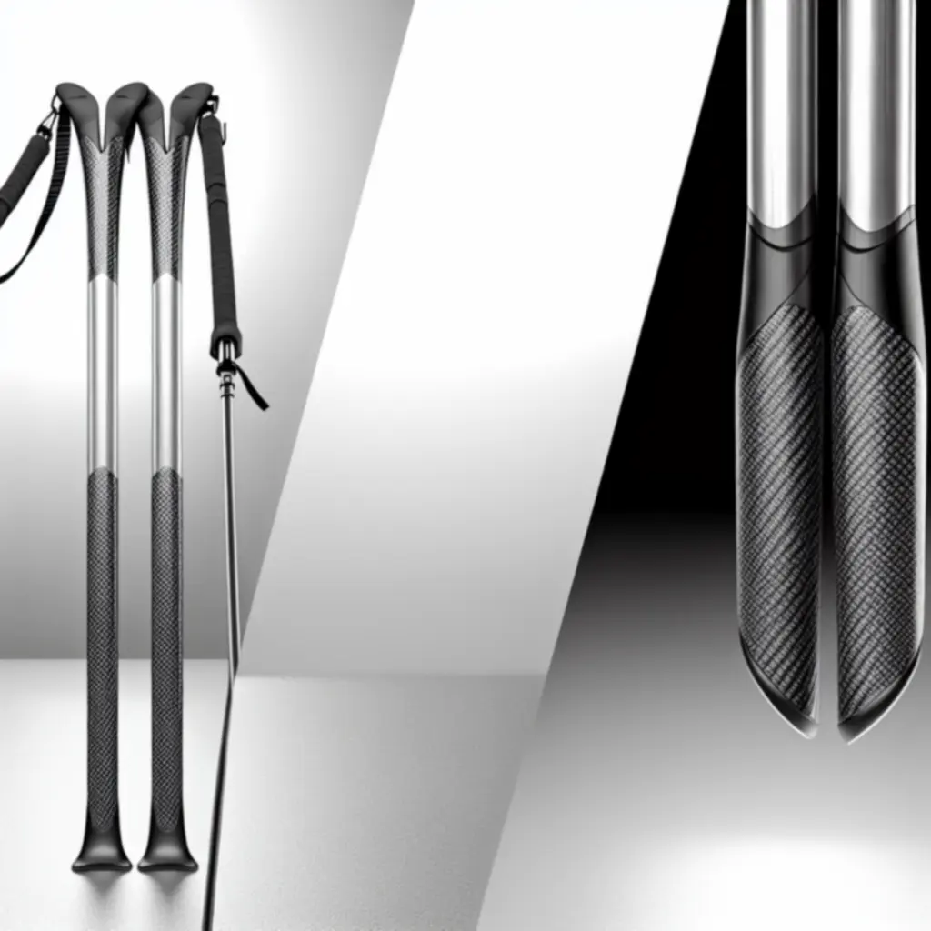 Leki Carbon 14 3D skistokken in carbonlook