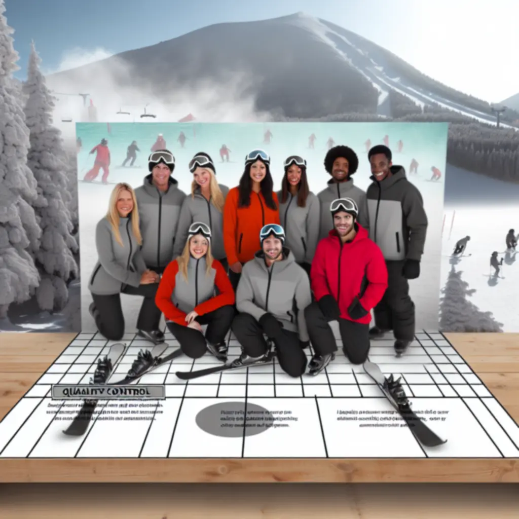 Team van OntvangEenCadeau in de sneeuw