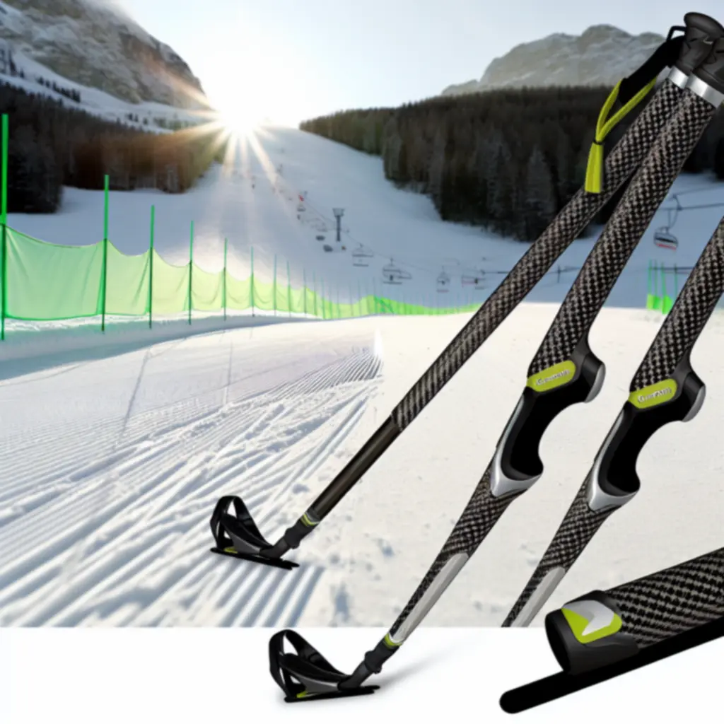 CarbonLite skistokken met ergonomische grip