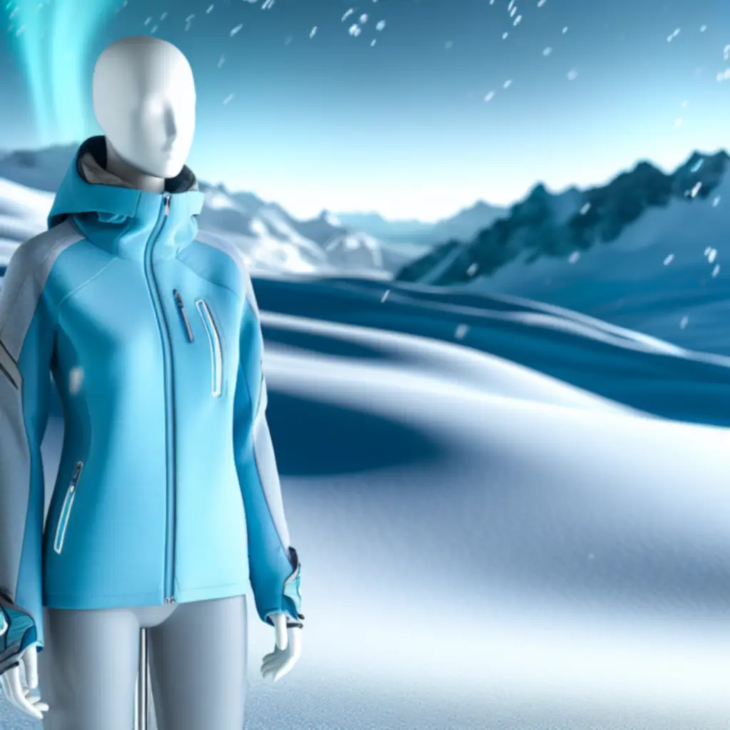 GlacierTech ski-jas in glacier blauw